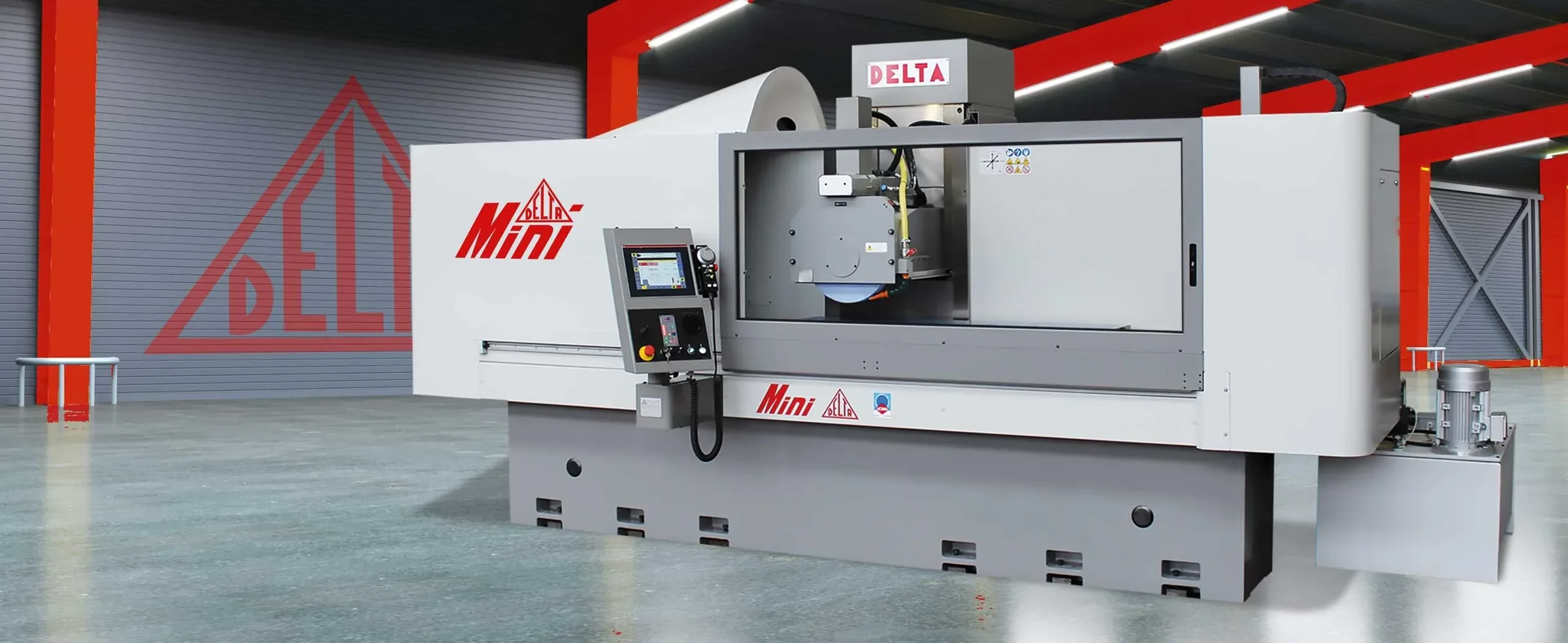 Delta MINI 15 — CNC плоскошлифовальный станок с подвижной колонной, поверхность шлифования 1600×650 мм