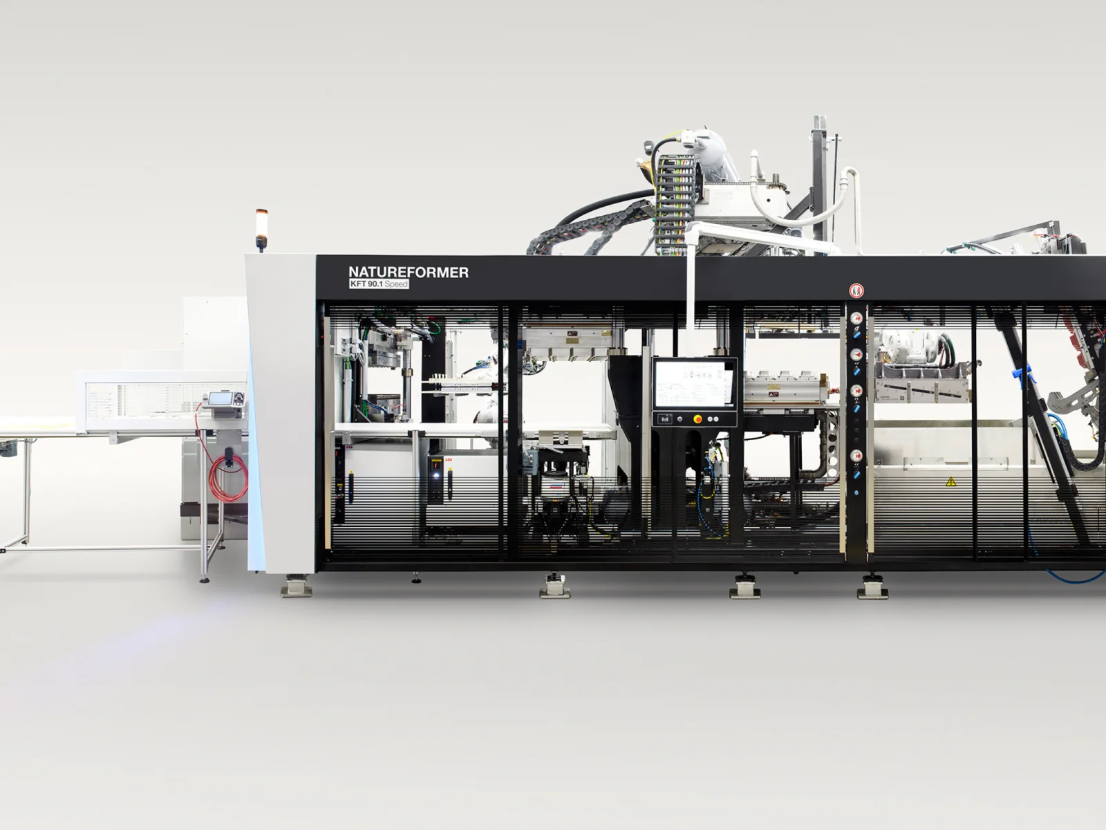 KIEFEL NATUREFORMER KFT 90.1 - official KIEFEL product image for fiber thermoforming with inline punching option