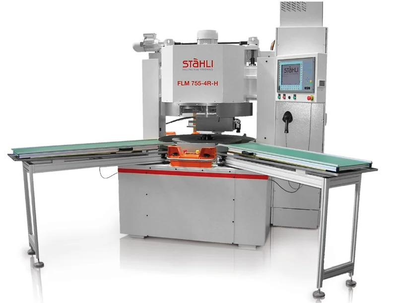 Stähli Special Machines - индивидуальная FLM 755-4R-H flat honing машина с загрузкой и интегрированным измерением