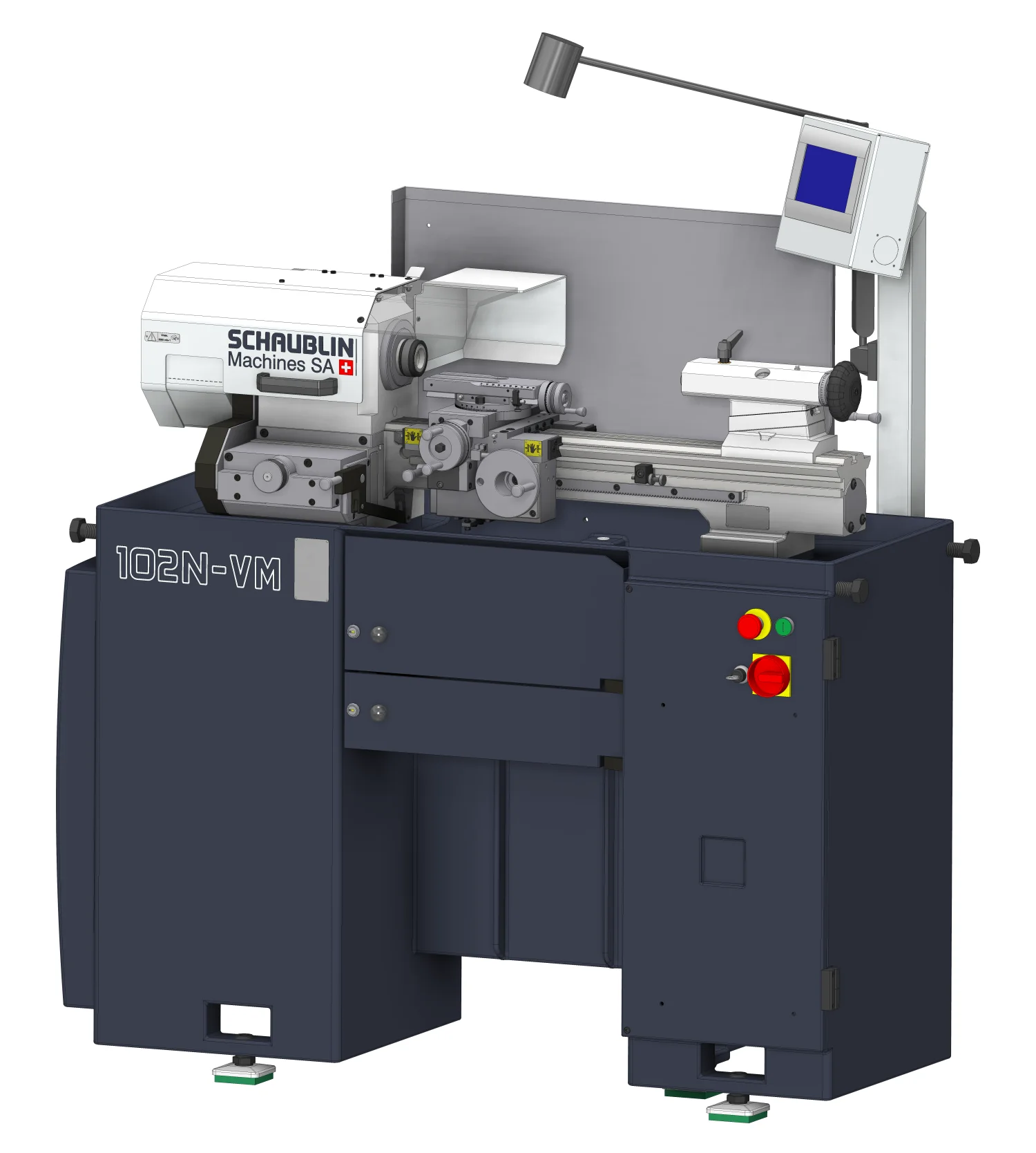 Schaublin 102 N-VM-W25 - официальное изображение Schaublin Machines SA для каталога CNC Metal