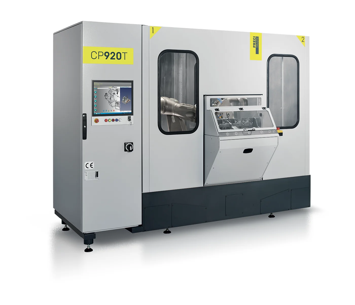Precitrame Cyberpolish CP900T - роботизированная финишная трансферная машина для полирования и баффинга