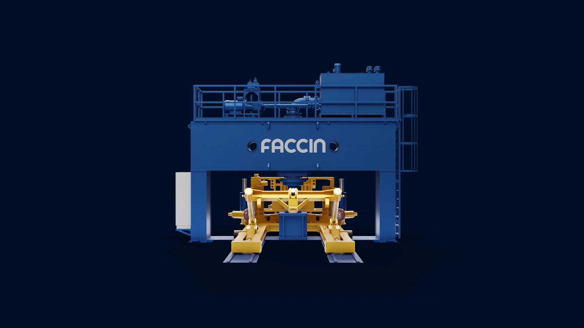 Faccin PPM + MA - официальный hydraulic dishing press с автоматическим манипулятором