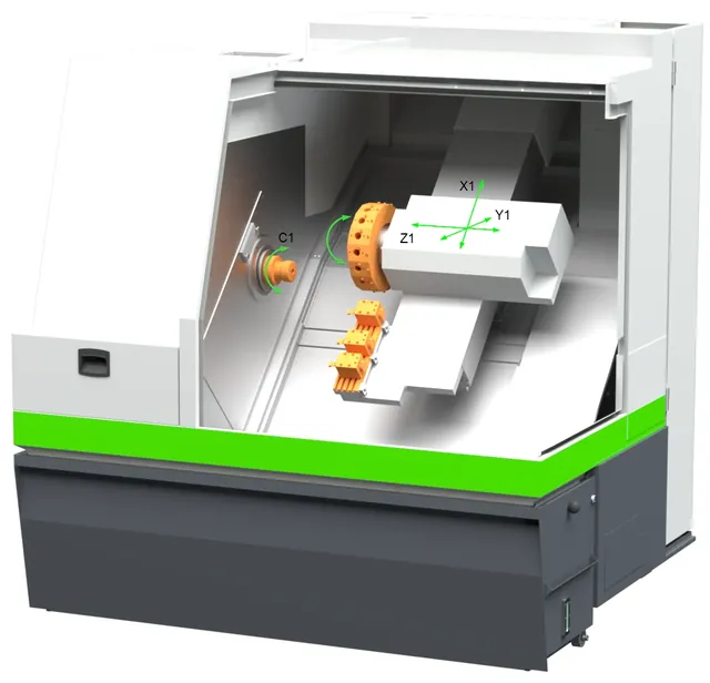 Benzinger GOFuture B2 с револьверной головкой VDI-25