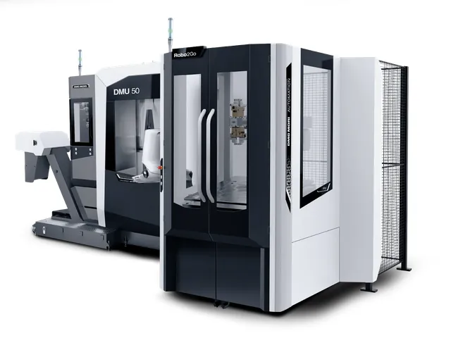 Роботизированная ячейка DMG MORI Robo2Go Milling - обслуживание фрезерного центра
