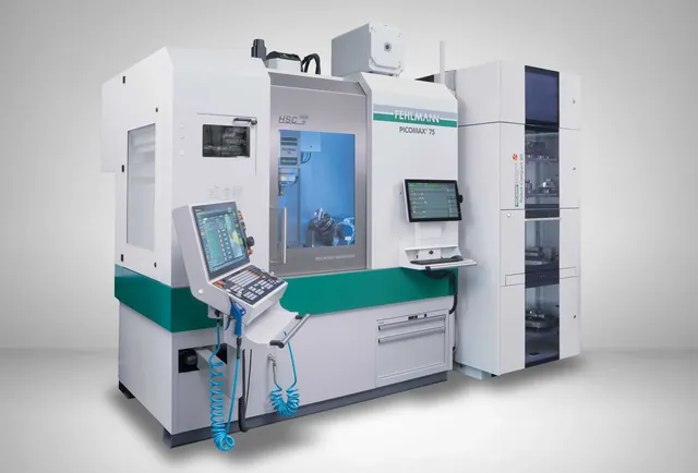 Fehlmann PICOMAX 75 Automation - роботизированная ячейка для серийных и единичных деталей