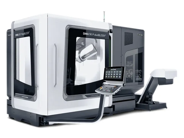5-осевой обрабатывающий центр DMG MORI DMU 90 P duoBLOCK с платформой duoBLOCK - общий вид