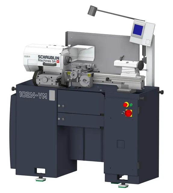 Schaublin 102 N-VM-W25 - официальное изображение Schaublin Machines SA для каталога CNC Metal