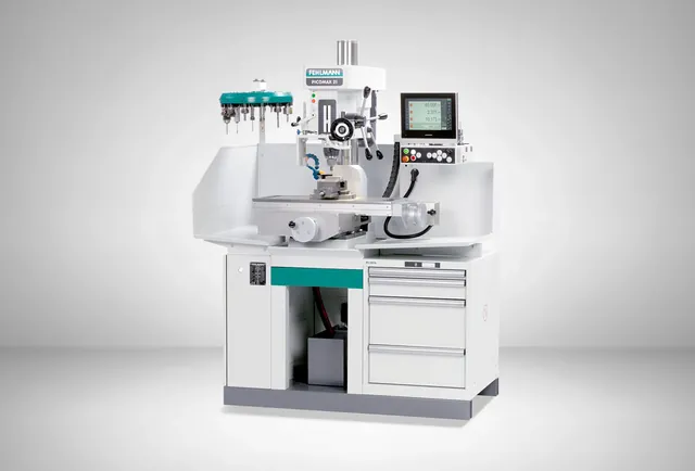 Fehlmann PICOMAX 21-M - прецизионный координатно-фрезерный станок с моторизованным столом
