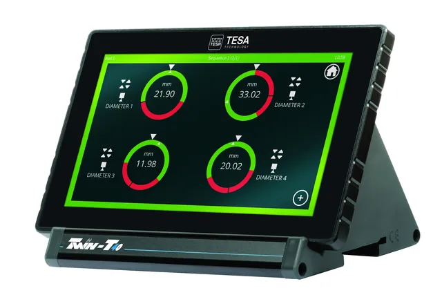 TWIN-T40 digital display unit - официальное изображение TESA для каталога CNC Metal