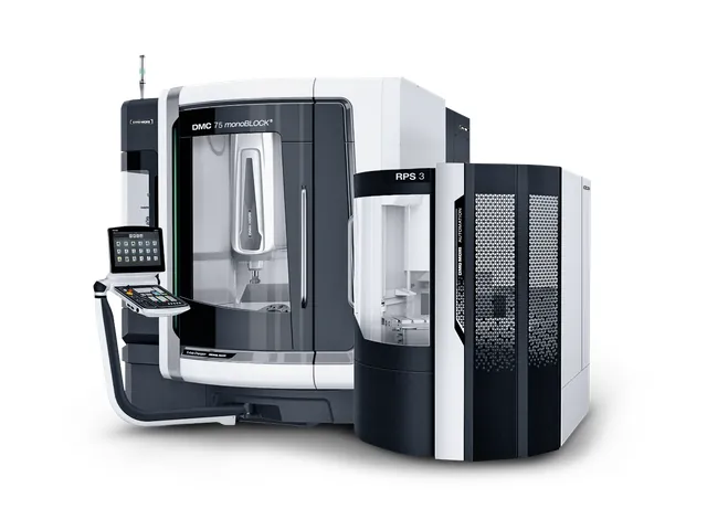 DMG MORI DMC 75 monoBLOCK 5-осевой обрабатывающий центр с горизонтальным шпинделем и monoBLOCK конструкцией