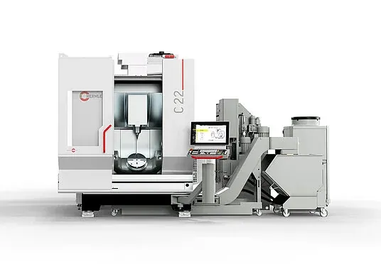Hermle C 22 GEN2 - универсальный 5-осевой обрабатывающий центр High-Performance Line