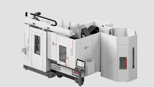 Hermle PW 150 - паллетный перекладчик для C 22 GEN2
