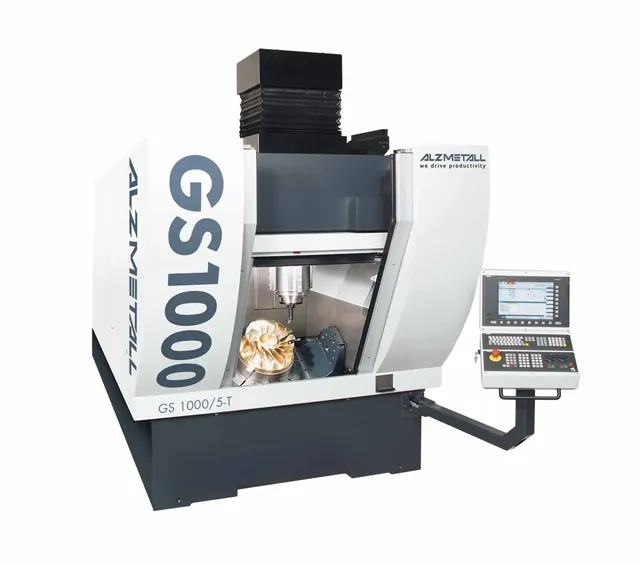 GS 1000/5-T - 5-осевой центр с моментным столом ALZMETALL