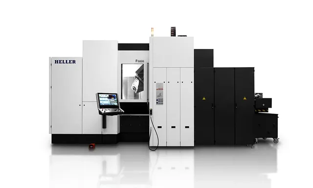 HELLER F 5000 5-осевой обрабатывающий центр HELLER F series с пятой осью в инструменте
