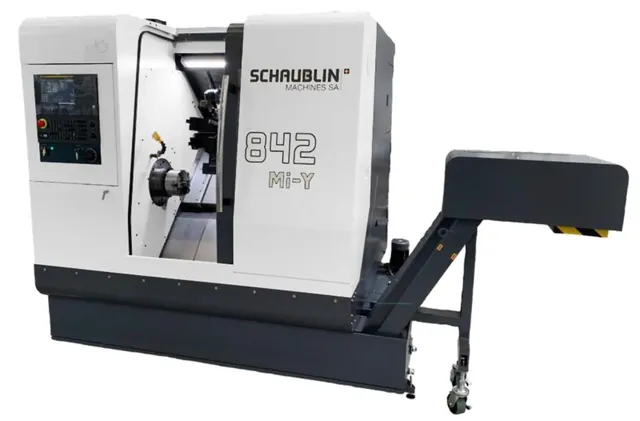 Schaublin 842 Y-Mi - официальное изображение Schaublin Machines SA для каталога CNC Metal