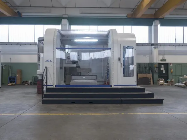 IMSA MF1300/4P EVO - 5-осевой CNC центр пушечного сверления и фрезерования для блоков форм до 12 тонн / Ø2750 мм
