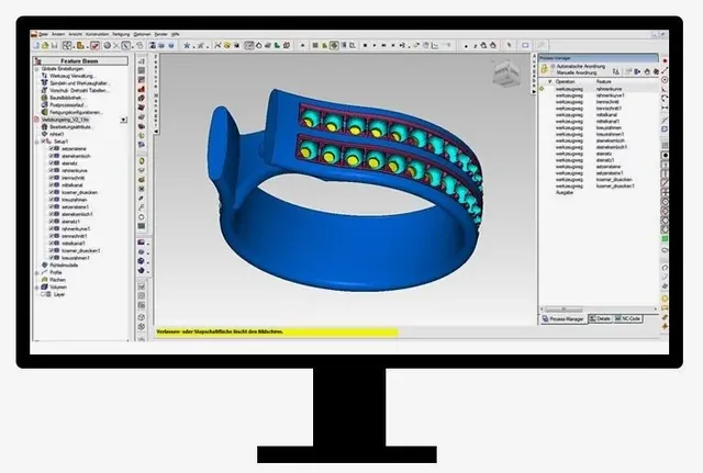 Benzinger Creative - CAD/CAM-система для фрезерования, гравировки и установки камней на станках Benzinger