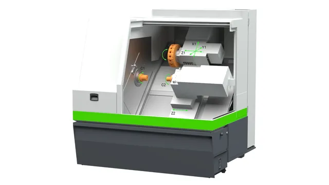 Benzinger TNI B2 - CNC-токарный центр с главным и противошпинделем и револьвером VDI 25