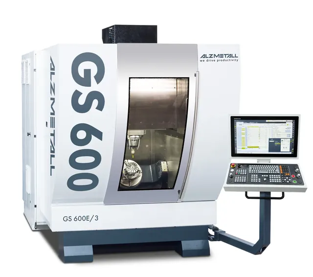 Alzmetall GS 600E/3 - 3-осевой обрабатывающий центр с дисковым магазином инструмента