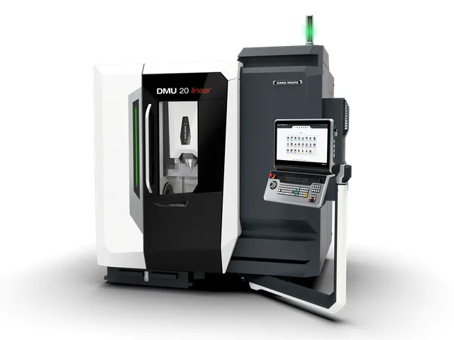 DMG MORI DMU 20 linear компактный прецизионный 5-осевой обрабатывающий центр с линейными двигателями
