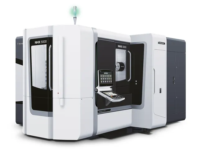 Горизонтальный обрабатывающий центр DMG MORI NHX 5000 с паллетой 500×500 мм - общий вид