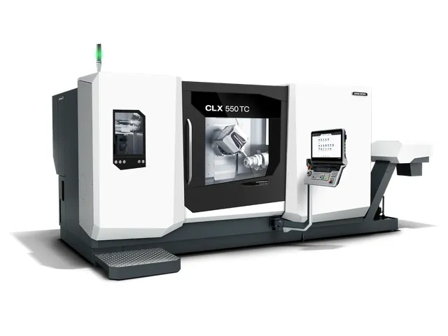 Токарно-фрезерный центр DMG MORI CLX 550 TC с B-осью и шпинделем compactMASTER - общий вид спереди