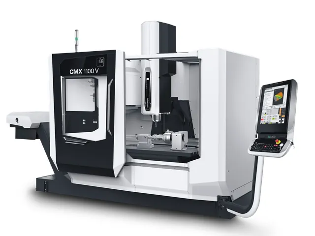 Вертикальный обрабатывающий центр DMG MORI CMX 1100 V с ходом X 1100 мм и столом 1400×560 мм - общий вид