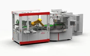 Stähli FH3-805 Automation - роботизированная ячейка плоского хонингования с роботом Stäubli