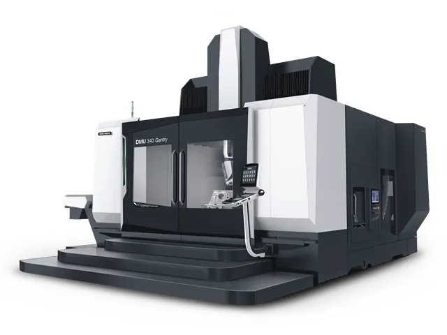 Верхний портальный 5-осевой обрабатывающий центр DMG MORI DMU 340 Gantry с перемещающимся порталом - общий вид