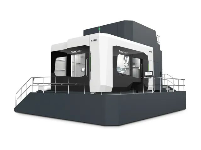 Тяжёлый портальный 5-осевой обрабатывающий центр DMG MORI DMU 340 P Portal со столом DirectDrive - общий вид