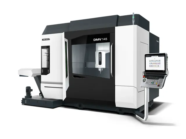 Вертикальный обрабатывающий центр DMG MORI DMV 145 с зоной 1450×700 мм и фиксированным столом - общий вид