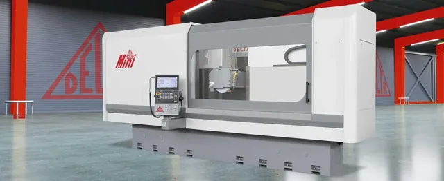 Delta MINI 20 - CNC плоскошлифовальный станок с подвижной колонной, поверхность шлифования 2000×650 мм