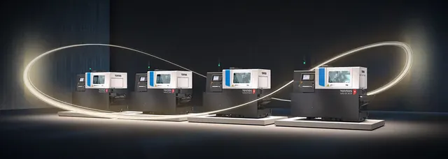 Tornos Swiss DT 38 - старшая модель автомата продольного точения серии DT для прутка до 38 мм
