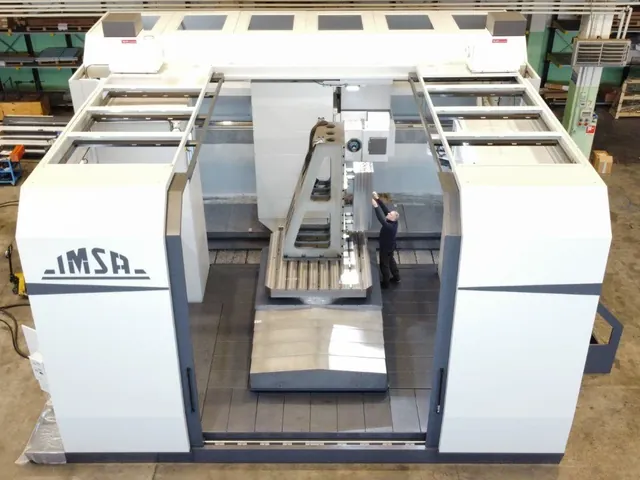IMSA MF1650/5P EVO - крупный CNC центр пушечного сверления и фрезерования с 5-позиционным сменщиком свёрл