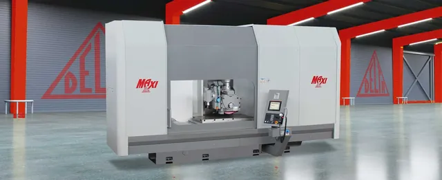 Delta MAXI 2500/1000 - тяжёлый CNC плоскошлифовальный станок с подвижной колонной для крупных деталей и нагрузкой до 5000 кг