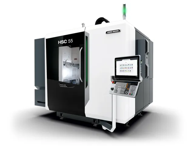 Высокоскоростной 5-осевой обрабатывающий центр DMG MORI HSC 55 linear с прямыми приводами - общий вид