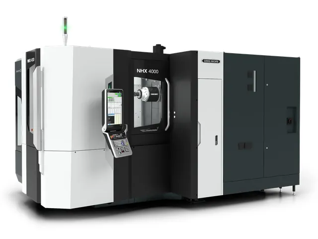 Компактный горизонтальный обрабатывающий центр DMG MORI NHX 4000 4th Generation со шпинделем speedMASTER - общий вид