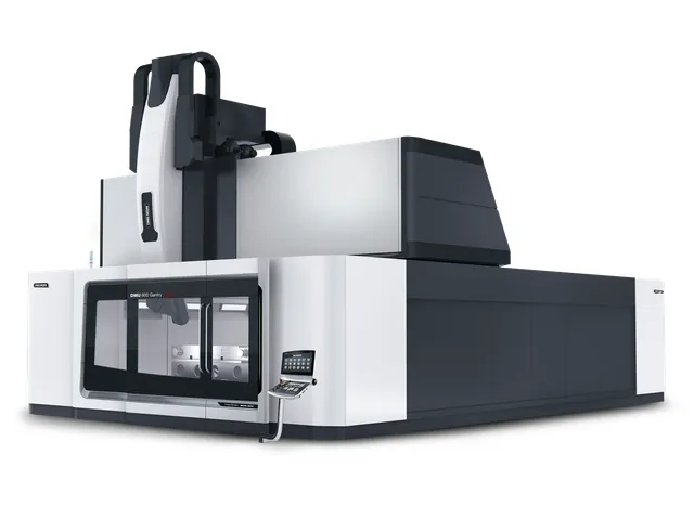Сверхкрупный портальный 5-осевой обрабатывающий центр DMG MORI DMU 600 Gantry linear со сменными шпиндельными головками - общий вид