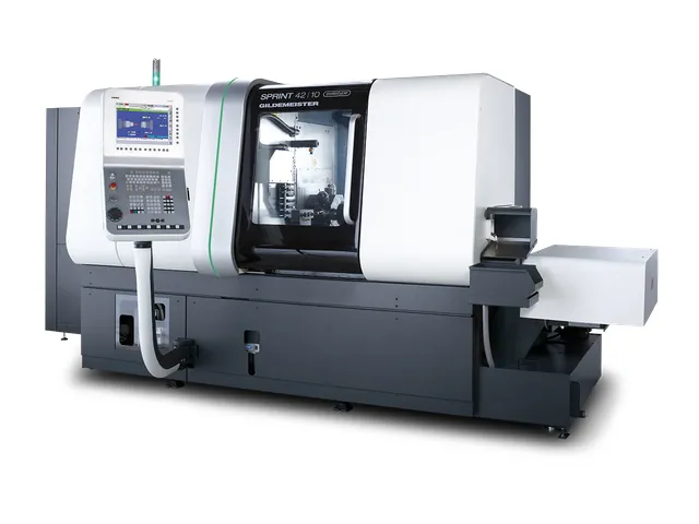 Швейцарский токарный автомат DMG MORI SPRINT 42-10 linear с линейным двигателем и расширенной инструментальной системой