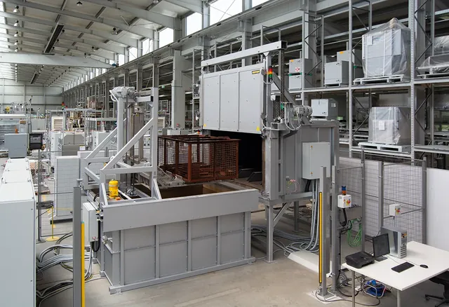 Nabertherm Horizontal Tempering Plants - официальное изображение Nabertherm для каталога CNC Metal