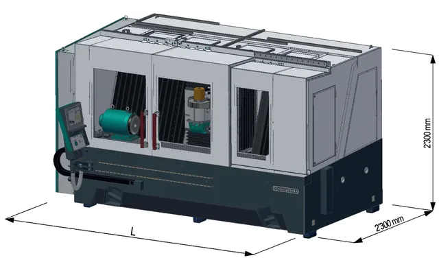 Schneeberger corvus NGB BBA - 6-осевой CNC станок для производства и переточки протяжек