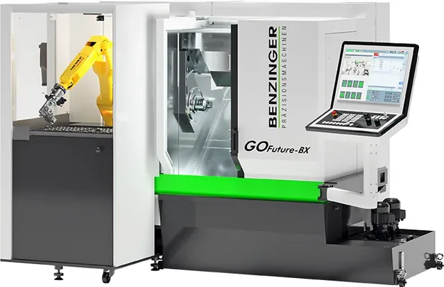 Benzinger GOFuture BX - 5-осевой токарно-фрезерный центр с HSK-32 фрезерным шпинделем