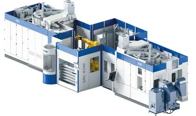 GROB GRC-R150 GRC-R240 тяжелая роботизированная ячейка