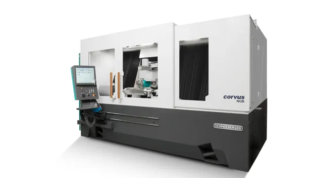 Schneeberger corvus NGB - крупный 5-осевой CNC заточной и профилешлифовальный центр
