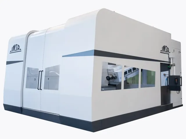IMSA MF1750 EVO - тяжёлый CNC станок пушечного сверления для форм до 45 тонн и Ø4300 мм