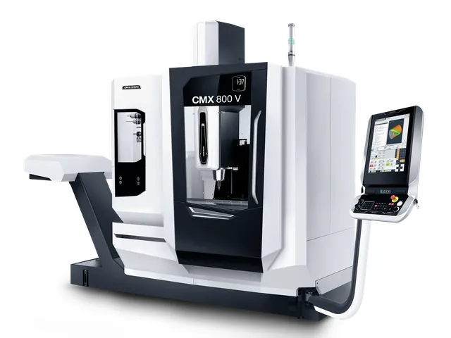 Вертикальный обрабатывающий центр DMG MORI CMX 800 V с ходом X 800 мм и улучшенной эргономикой загрузки - общий вид