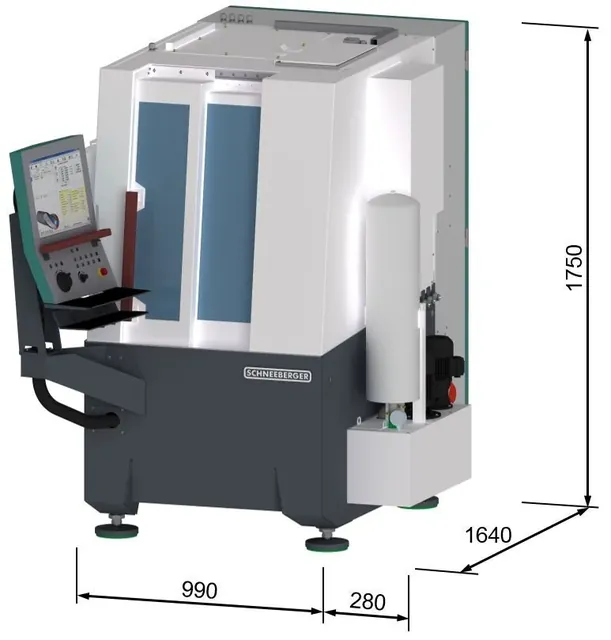Schneeberger aries NGP-4 - 4-осевой CNC заточной станок для длинного и крупного инструмента