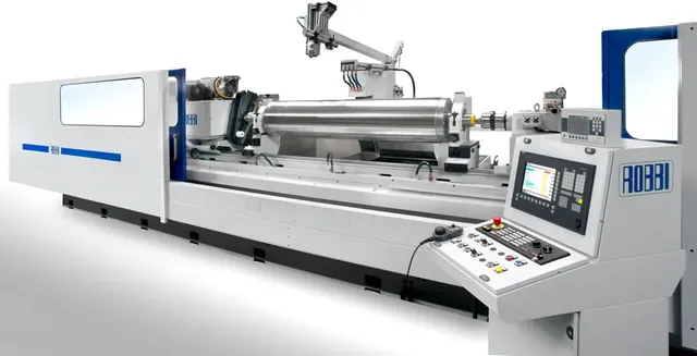 Robbi Omicron CNC 80 - сверхтяжёлый CNC круглошлифовальный станок для деталей 4000 кг