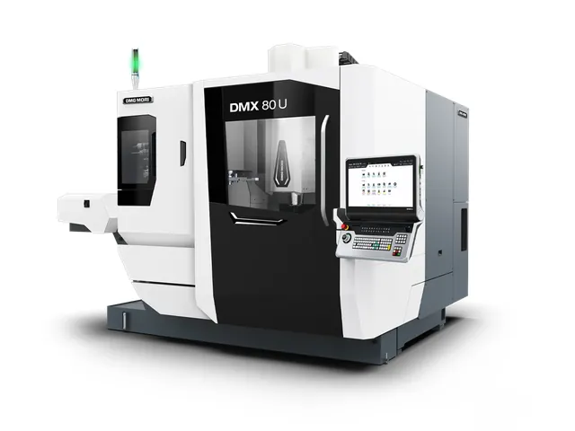 5-осевой обрабатывающий центр DMG MORI DMX 80 U с монолитной станиной и увеличенной осью X - общий вид