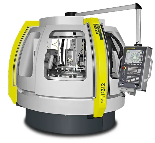 Precitrame MTR312 - стандартная 12-станционная роторная трансферная машина с ЧПУ
